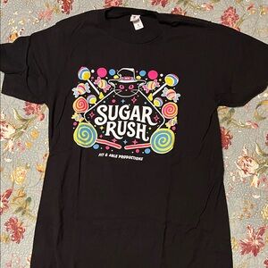 Sugar Rush Black Kids T-Shirt